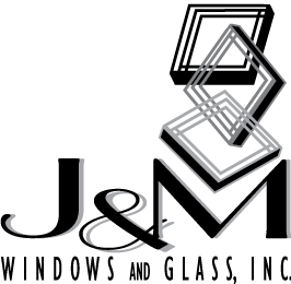 J & M Windows And Glass Logo